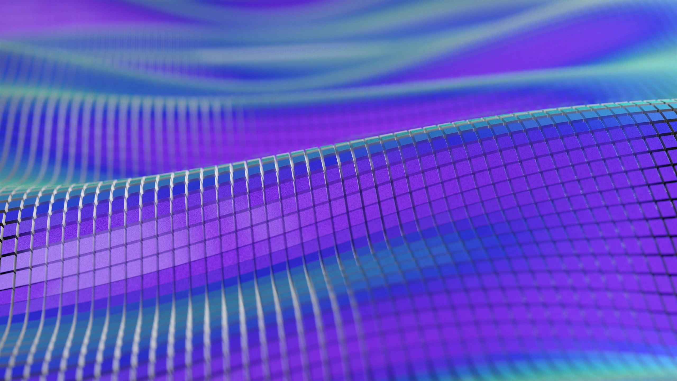 Abstract grid flow background representing multi-cloud connectivity