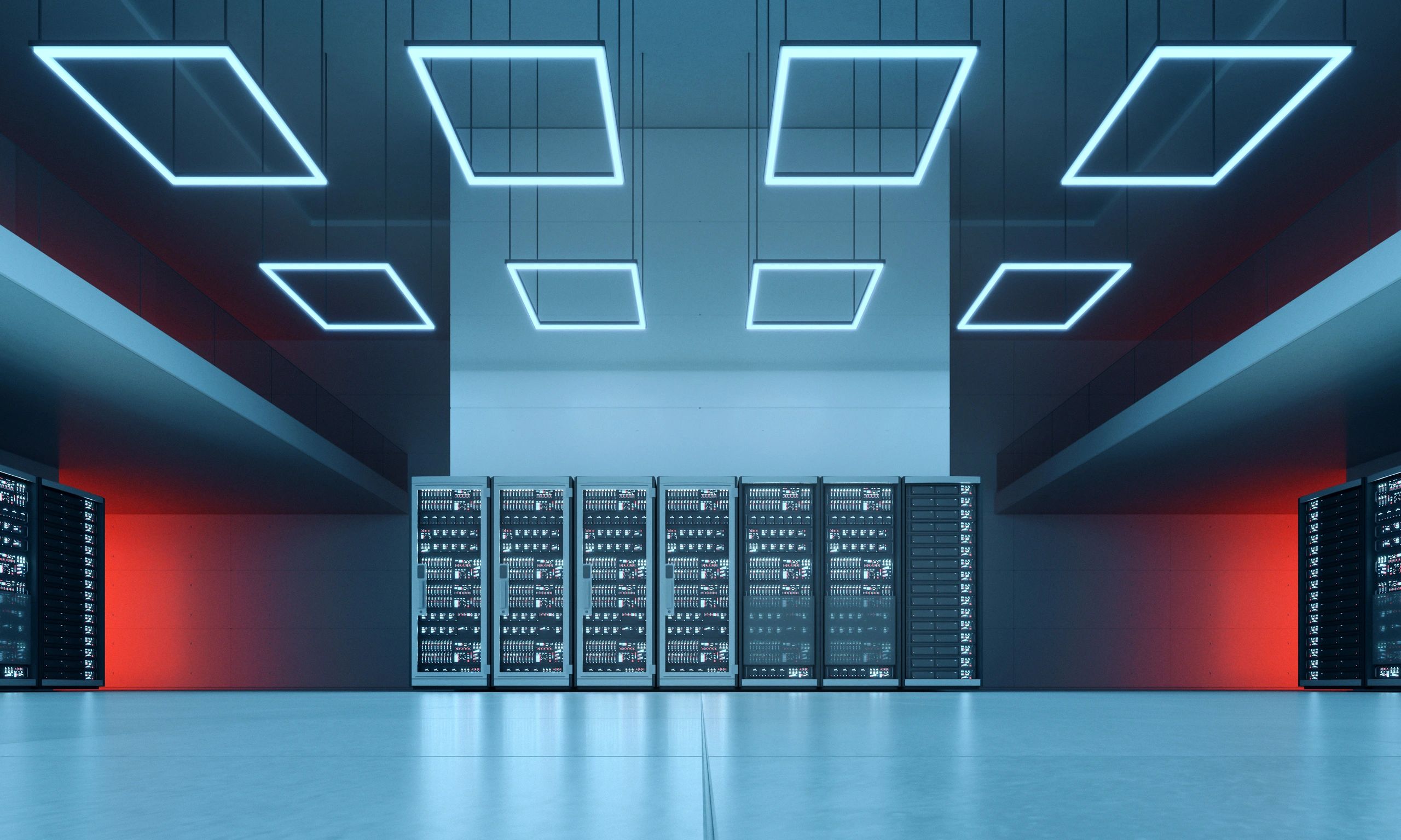 Premium data center servers representing enterprise cloud infrastructure