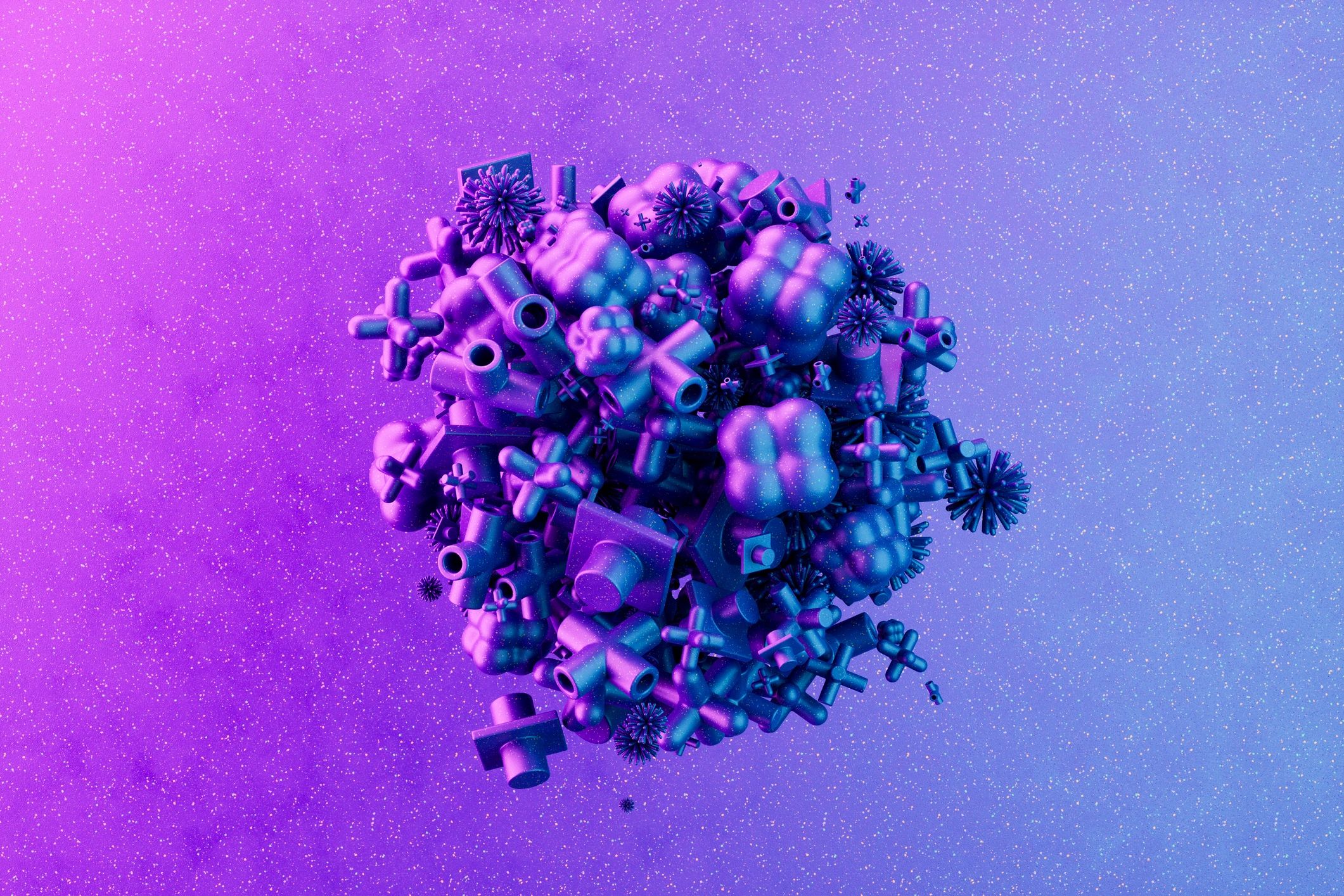 Abstract AI data network representing premium enterprise cloud automation