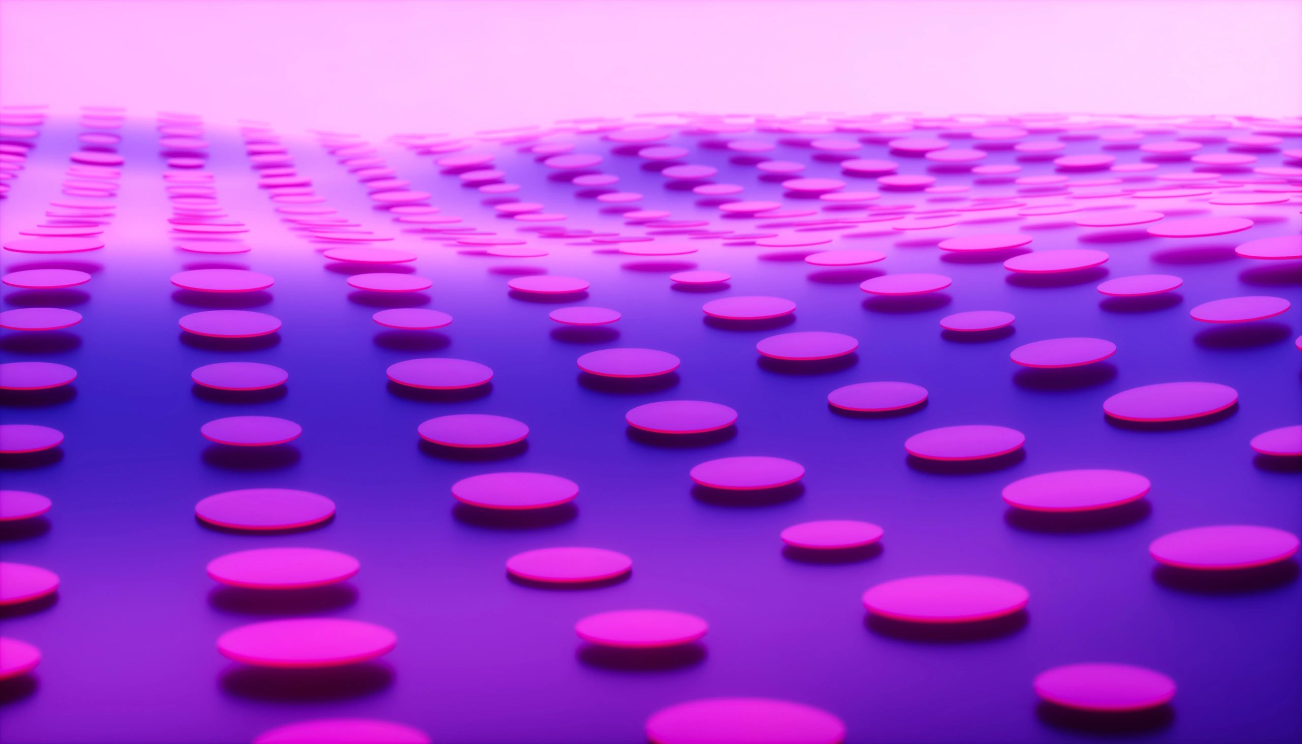 Premium abstract neon circles representing secure cloud infrastructure